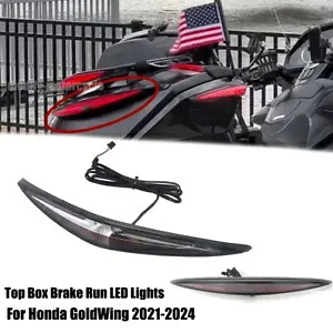 ホンダゴールドウィング 1800 2021-2024 トップボックストランク荷物ブレーキ実行 LED ライト For Honda Gold Wing 1800 2021-2024 Top Box Trunk Luggage Brake Run LED Lights 【並行輸入品】