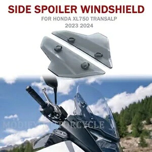 サイドスポイラースクリーンウィンドディフレクターフロントガラスホンダ XL750 2023 2024 Side Spoiler Screen Wind Deflector Windshield For Honda XL750 2023 2024 【並行輸入品】
