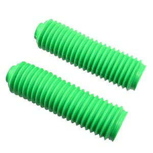 35mm フォーク ラバー ブーツ ユニバーサル オートバイ グリーン ダスト ジャケット カバー カスタム 35mm Fork Rubber Boot Universal Motorcycles Green Dust Jacket Cover Custom 【並行輸入品】