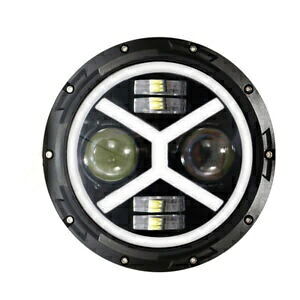 7インチ LED バイク トラック オートランニングライト ヘッドライト ホンダ ハーレー ヤマハ CB用 7\