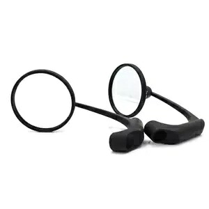 8/10 ミリメートルオートバイブラックサイドバックミラーホンダスズキカスタムチョッパー 8/10mm Motorcycle Black Side Rear-view Mirror For Honda Suzuki Custom Chopper 【並行輸入品】