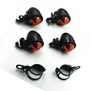 オートバイのウインカー ランニング ライト クルーザー ヴィンテージ オールドスクール CB VT VN VTX XL Motorcycle Turn Signals Running Light Cruiser Vintage Old School CB VT VN VTX XL 【並行輸入品】