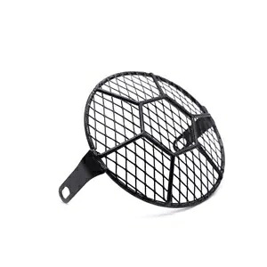 スクエアフットボールサイドマウントヘッドライトメタルマスクカバーカフェボバークルーザーカスタム Square Football Side Mount Headlight Metal Mask Cover Cafe Bobber Cruiser Custom 【並行輸入品】