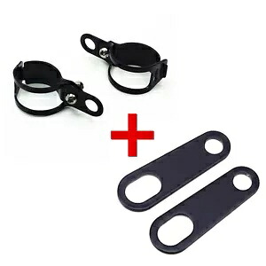 ターンシグナル リロケーターホルダー フォーククランプ+ショックブラケット カフェレーサーCB用 TURN SIGNAL Relocater Holder Fork Clamps + Shock Bracket For Cafe Racer CB 【並行輸入品】