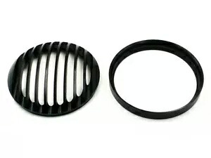 ブラックグリルヘッドライトカバーハーレースポーツスタークルーザー XL883 XL1200 XL 2004-12 Black Grill Headlight Cover For Harley Sportster Cruiser XL883 XL1200 XL 2004-12 【並行輸入品】