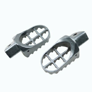 グレースチールダートバイクモトクロスフットレストフットペグスズキRM80 1993-2001 2000用 Grey Steel Dirt Bike Motocross Footrest Foot Pegs For Suzuki RM80 1993-2001 2000 【並行輸入品】