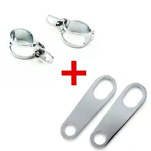 Signal Relocator フォーククランプ + ショックブラケット カフェレーサー CB トライアンフ VT レトロ用 Signal Relocater Fork Clamps + Shock Bracket For Cafe Racer CB triumph VT Retro 【並行輸入品】