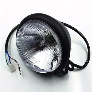 レトロオートバイヘッドライトカフェレーサーチョッパークルーザーボバーラット CB VT VN Retro motorcycle Headlight For Cafe Racer Chopper Cruiser Bobber Rat CB VT VN 【並行輸入品】