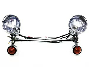 クローム ドライビング ウインカー スポット フォグ ライト クルーザー ツーリング チョッパー モーター カスタム Chrome Driving Turn Signal Spot Fog light Cruiser Touring Chopper Motor Custom 【並行輸入品】