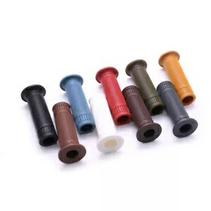 22 ミリメートル 1 インチハンドグリップゴム滑り止めハンドルレトロクルーザーオートバイハンドルバー 22mm 1\