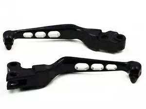 ブラックスカル ブレーキ クラッチ レバー ハーレー ファットボーイ ダイナ ロードキング ウルトラ グライド 883用 Black Skull Brake Clutch Lever for Harley Fat Boy Dyna Road King Ultra Glide 883 【並行輸入品】