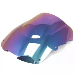 オートバイダブルバブルフロントガラスフロントガラスホンダ CBR1100XX 1996-1997 Motorcycle Double-Bubble Windshield Windscreen For Honda CBR1100XX 1996-1997 【並行輸入品】