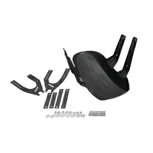 ブラック後輪スプラッシュガードカバー調節可能なフェンダーハーレーホンダヤマハ用 Black Rear Wheel Splash Guard Cover Adjustable Fender For Harley Honda Yamaha 【並行輸入品】