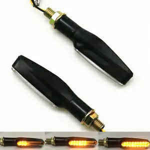 オフロード LED 流れるウインカー 点滅ウインカー インジケーター ライト ユニバーサル CB Off-road LED Flowing Blinker Flashing Turn Signal Indicator Light Universal CB 【並行輸入品】