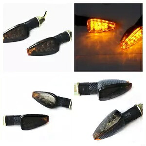 スモーク LED オートバイターンシグナルインジケーター ダートバイク ATV デュアルスポーツ YZ ストリート SX Smoke LED Motorcycle Turn Signal Indicator Dirt Bike ATV Dual Sport YZ Street SX 【並行輸入品】