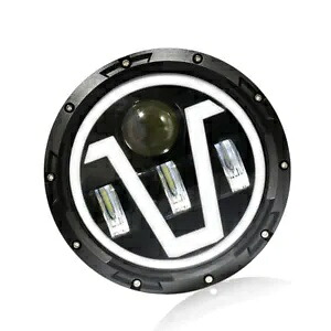 7インチ LED バイクトラック自動ランニングライトフロントヘッドライトカフェレーサークルーザー用 7\