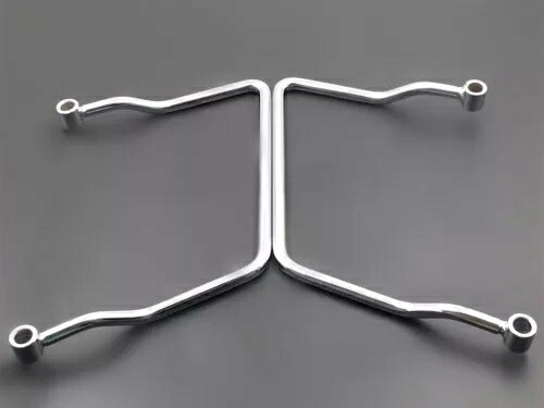 19 センチメートルオートバイサドルバッグサポートバーブラケットヤマハ V-スター 650 400 カスタム 19cm Motorcycle Saddle Bag Support Bar Bracket For Yamaha V-Star 650 400 Custom 【並行輸入品】