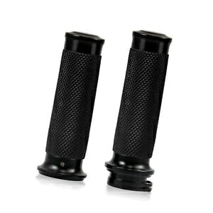 バイク 1 インチ ハンドルバー ハンドグリップ ハーレー ソフテイル スポーツスター ダイナ ツーリング用 Motorbike 1'' Handlebar Hand Grips For Harley Softail Sportster Dyna Touring 【並行輸入品】