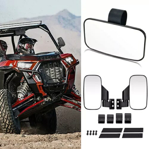 UTV サイドミラー & センターミラーポラリスレンジャー 400/500/700/XP1000/XP4 1000 UTV Side Mirrors & Center Mirror For Polaris Ranger 400/500/700/XP1000/XP4 1000 【並行輸入品】
