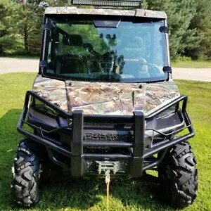フロントフルフロントガラス クリアウィンドスクリーン 2013-2024 Polaris Ranger XP 570 900用 Front Full Windshield Clear Windscreen for 2013-2024 Polaris Ranger XP 570 900 【並行輸入品】