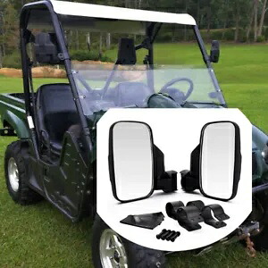 UTV リアサイドミラーセット 1.75インチ ロールバー ポラリスレンジャー RZR 570/900/XP 1000用 UTV Rear Side Mirrors Set 1.75\