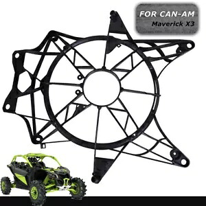 Can-Am マーベリック X3 R MAX ターボ RR 冷却ラジエーターファンカバーハウジングフレーム用 For Can-Am Maverick X3 R MAX TURBO RR Cooling Radiator Fan Cover Housing Frame 【並行輸入品】