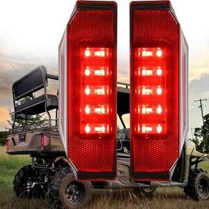 2016-2023 ポラリス ジェネラル 1000 XP 新しい赤色 LED テールライト左右ペア FOR 2016-2023 POLARIS GENERAL 1000 XP NEW RED LED TAIL LIGHTS LEFT & RIGHT PAIR 【並行輸入品】
