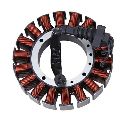 オートバイステーターコイル ハーレー 2008 - 2017 ソフテイル & ダイナ ローライダー ストリート用 Motorcycle Stator Coil for Harley 2008 - 2017 Softail & Dyna Low Rider Street 【並行輸入品】
