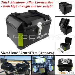 ツーリングクルーザー用オートバイトランク荷物ツアーテールボックストップロック収納ケース Motorcycle Trunk for Touring Cruiser Luggage Tour Tail Box Top Lock Storage Case 【並行輸入品】