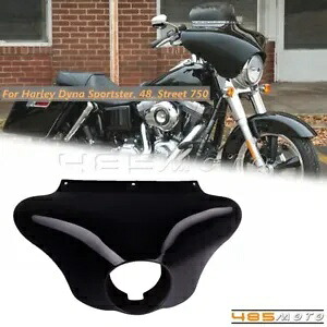 フロントバットウィングフェアリングフロントガラスキットハーレースポーツスターXL 1200 883ローカスタム用 Front Batwing Fairing Windshield Kit For Harley Sportster XL 1200 883 Low Custom 【並行輸入品】