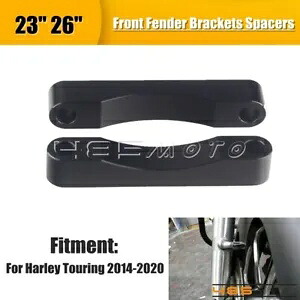 ブラック 23 インチ フロントフェンダースペーサー ハーレーツーリングロードキング ストリートグライド 14-21用 Black 23'' Front Fender Spacer For Harley Touring Road King Street Glide 14-21 【並行輸入品】 35,750円