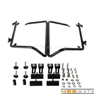 サドルバッグサポートガードバーブラケットキットハーレーダイナ 08-17 ツーリング FLH 93-13 Saddlebag Supports Guard Bar Bracket Kit For Harley Dyna 08-17 Touring FLH 93-13 【並行輸入品】