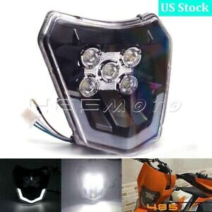 Supermoto ダートバイク LED ヘッドライト SMC-R XC-W Enduro-R EXC 300 350 450 500 用 Supermoto Dirt Bike LED Headlight for SMC-R XC-W Enduro-R EXC 300 350 450 500 【並行輸入品】
