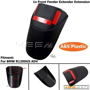 BMW R1200GS ADV用ブラックフロントフェンダーエクステンダーマッドガードエクステンションカバーガード Black Front Fender Extender Mudguard Extension Cover Guard for BMW R1200GS ADV 【並行輸入品】
