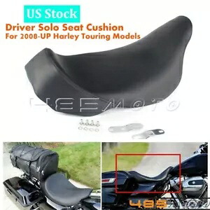 フロントドライバーソロシートクッション ハーレーツーリングロードキングストリートグライド 2008-21用 Front Driver Solo Seat Cushion for Harley Touring Road King Street Glide 2008-21 【並行輸入品】