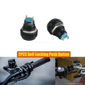 ユニバーサルハンドルバースイッチボタンホーンハイロービームセルフロックラッチボタン Universal Handlebar Switch Button Horn High Low Beam Self-Locking Latch Button 【並行輸入品】