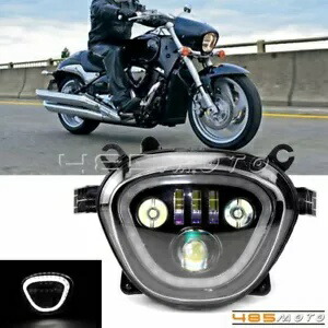 スズキブルバード C90 M90 M109R VZ1500 VZR 1800 LED ヘッドライト W/DRL アセンブリ For Suzuki Boulevard C90 M90 M109R VZ1500 VZR 1800 LED Headlight W/ DRL Assembly 【並行輸入品】
