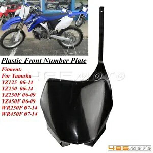 オートバイフロントナンバープレートヤマハ YZ125 YZ250 YZ250F YZ450F WR250F WR450F Motorcycle Front Number Plate For Yamaha YZ125 YZ250 YZ250F YZ450F WR250F WR450F 【並行輸入品】