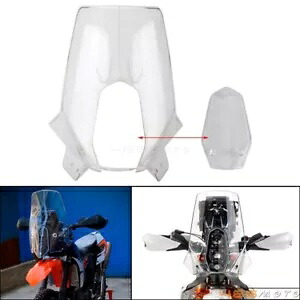 クリアフロントガラスキット KTM 690 エンデューロ R 790 890 アドベンチャー R 450 ラリーレプリカ用 Clear Windshield Kit For KTM 690 Enduro R 790 890 Adventure R 450 Rally Replica 【並行輸入品】