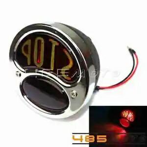 リアオートバイストップブレーキテールライトランプ 28-31 フォードモデル A テールライトに適合 Rear Motorcycle Stop Brake Tail Light Lamp Fit for 28-31 Ford Model A Taillight 【並行輸入品】