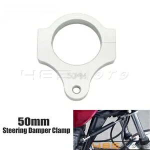 ユニバーサルステアリングダンパーフォークフレーム取り付けクランプブラケットフットマウントフィット50MM Universal Steering Damper Fork Frame Mounting Clamp Bracket Foot Mount Fit 50MM 【並行輸入品】