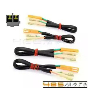 4X ワイヤーインジケーターターンシグナルアダプタープラグコネクタハーネスホンダ CBR600RR 4X Wire Indicator Turn Signal Adapters Plug Connector Harness For Honda CBR600RR 【並行輸入品】
