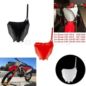 ダートバイクプラスチックフロントナンバープレートホンダ CRF250R 2018-20 CRF250RX 2019-20 Dirt Bike Plastic Front Number Plate For Honda CRF250R 2018-20 CRF250RX 2019-20 【並行輸入品】