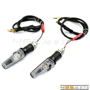 2 個オートバイ LED ターンシグナルライトインジケーターウインカーランプホンダスズキ用 2pcs Motorcycle LED Turn Signal Lights Indicators Blinker Lamp For Honda Suzuki 【並行輸入品】
