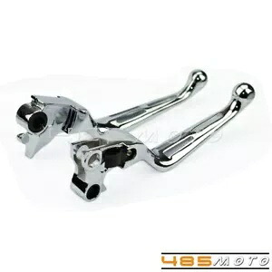 クローム 3 スロット ワイド ブレード レバー ハーレーダビッドソン ツーリング ロードキング 1996-2007 用 Chrome 3 Slot Wide Blade Levers For Harley-Davidson Touring Road King 1996-2007 【並行輸入品】