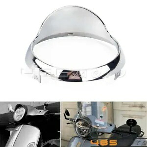 バイザースタイルリングヘッドライトトリムカバー GTS 300 250 200 150 2019-2020 用 - クローム Visor Style Ring Headlight Trim Cover For GTS 300 250 200 150 2019-2020 - Chrome 【並行輸入品】