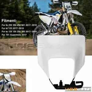 エンデューロヘッドライトフェアリングカバーハスクバーナ FE 250 350 450 501 TX TE 125 17-19用 Enduro Headlight Fairing Cover For Husqvarna FE 250 350 450 501 TX TE 125 17-19 【並行輸入品】