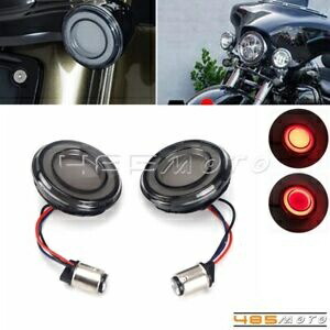 2 インチ LED 1157 フロント リア ウインカー ライト インサート ツーリング ロード エレクトラグライド用 2\