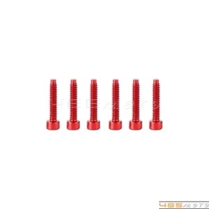 6 個 T27 フェアリングフロントガラスボルトネジレッドハーレーローライダー ST 117 FXLRST 用 6PCS T27 Fairing Windshield Bolts Screws Red For Harley Low Rider ST 117 FXLRST 【並行輸入品】