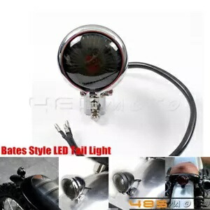 オートバイベイツスタイルヴィンテージミニ LED ブレーキストップテールライトスモークレンズランプ Motorcycle Bates Style Vintage Mini LED Brake Stop Tail Light Smoke Lens Lamp 【並行輸入品】